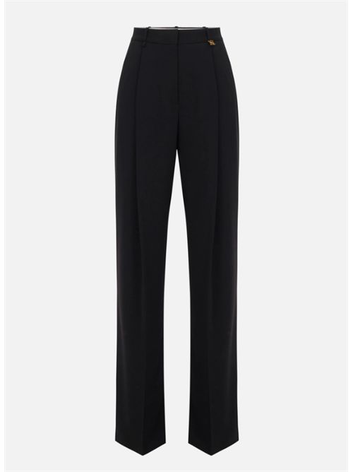 CREPE FABRIC TROUSERS ELISABETTA FRANCHI | PA16761E2110 nero